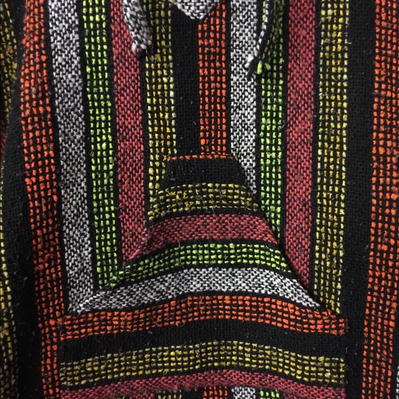 Multi-Color Surfer Boyfriend Pullover Hoodie, Med - Picture 4 of 9